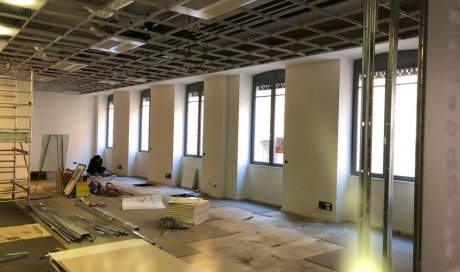 RENOVATION OPEN SPACE BANQUE SUR LYON 